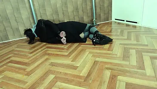 The Targeted Office Lady Was Tied up with Tape