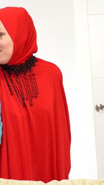 Spectacular moment from "Hijabi wearing Muslim wife of an old man gets fucked by another young man"