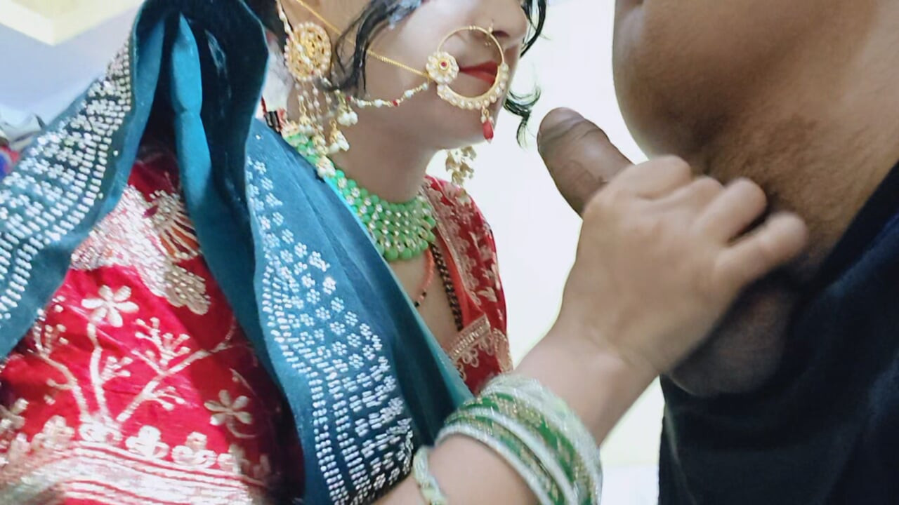 Dulhan wale getup me sauteli baben ne chudai raat ko clear hindi talk