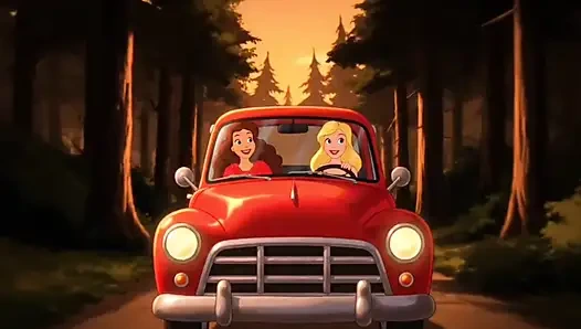 Ngentot gila di Kamp Crystal Lake. Parodi horor kartun