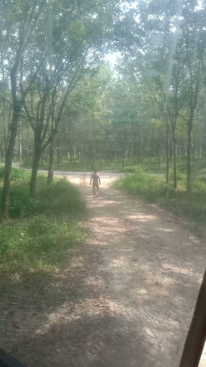 Nude outdoor
