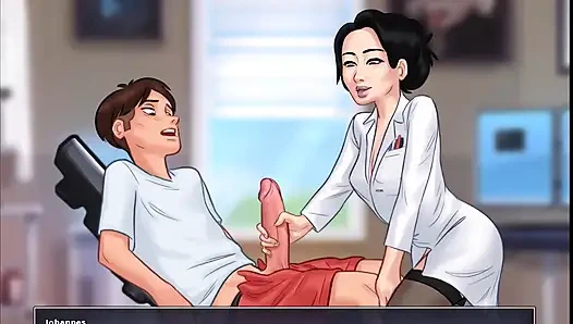 Summertime Saga - Miss Okita Sex Scene