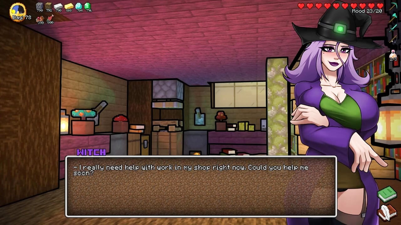 Minecraft Horny Craft - Part 38 the Witch Sucking Me off! by Loveskysanhentai