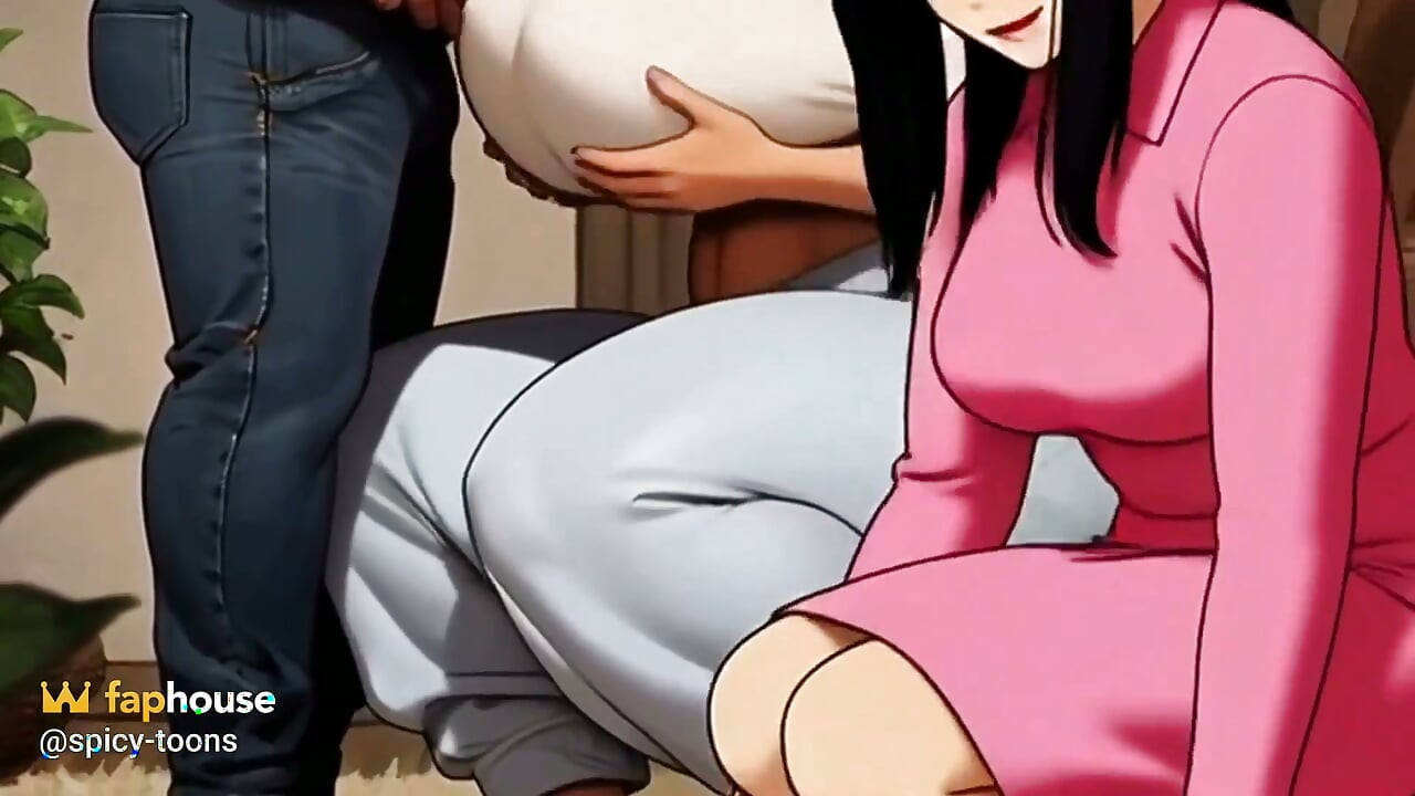 A la hijastra de la milf coreana le gusta mirar