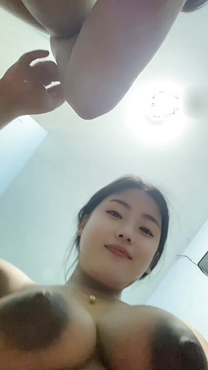 Neighbor's wife shows off her big tits