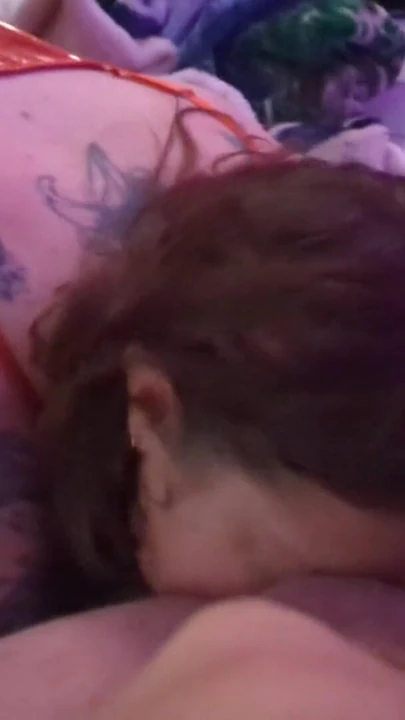 Key moment from "BBW Blowjob & Rimjob POV"