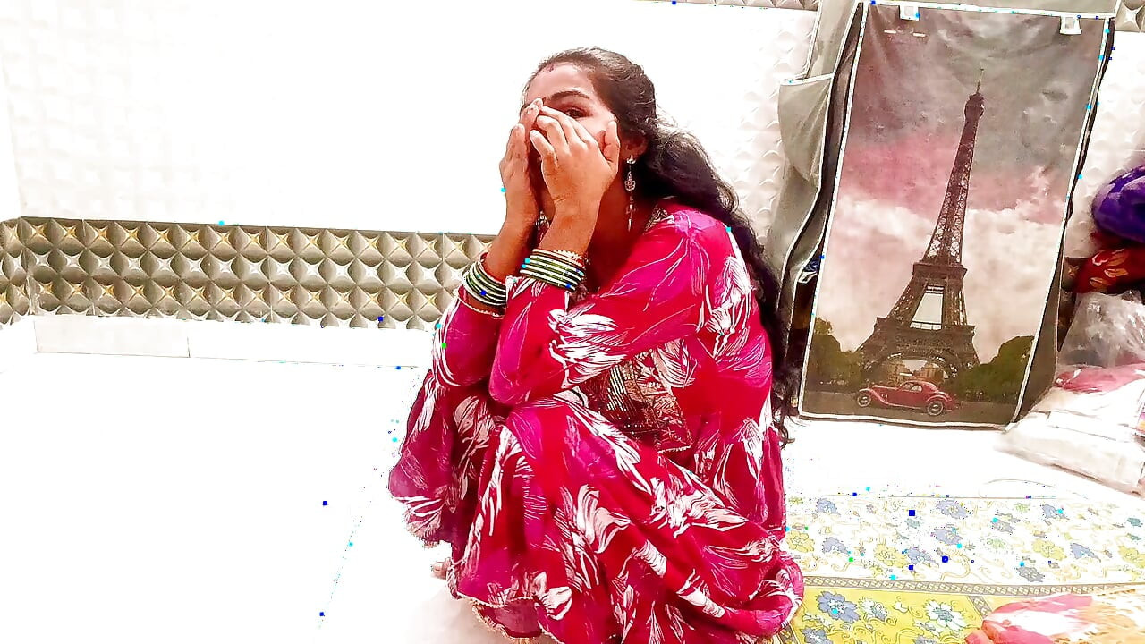 Hot Indian Girl in Traditional Dress Sucks & Gets Fucked from Behind