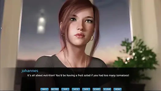 Bound to please # 3 - Johannes beobachtete julia, wie sie ein nickerchen in sexy nachthemd macht.