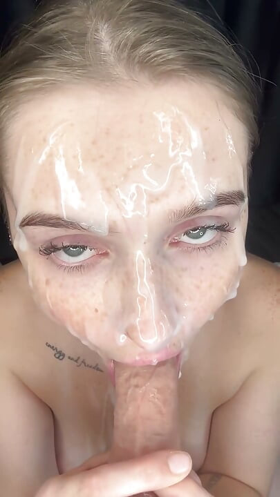 I'm Covered in, Sucking Your Cock and Playing with My Pussy