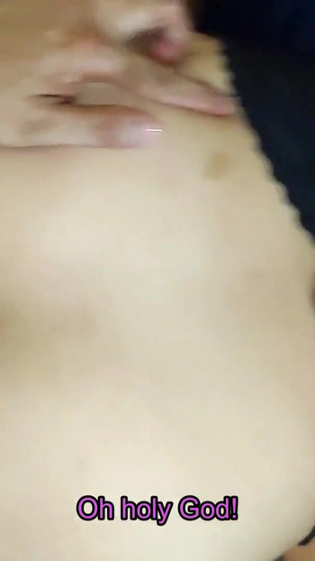 Key moment from ""I need you to put your dick in me." Masked teen asks to be fucked by her vagina and ass"