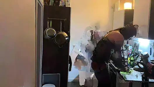 Kitchen Fisting Frenzy - Mature Sluts Stretched Wide Open