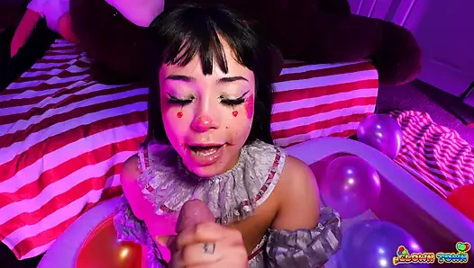 Clown Town Ep.5 Cutie Beca Barbie Is a Sperm Crazy Whore