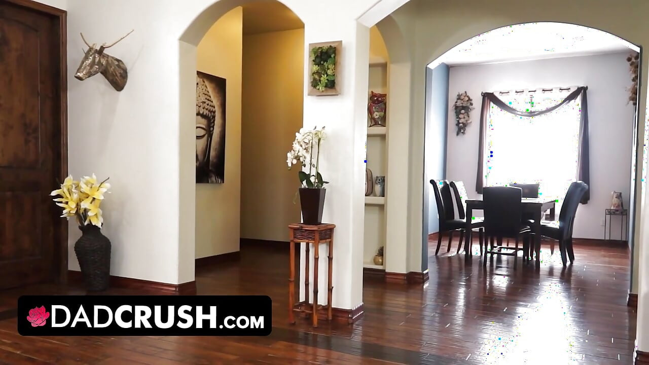 DadCrush - Generous Stepdad Helps His Nervous Stepdaughter Release The Tension Before Job Interview