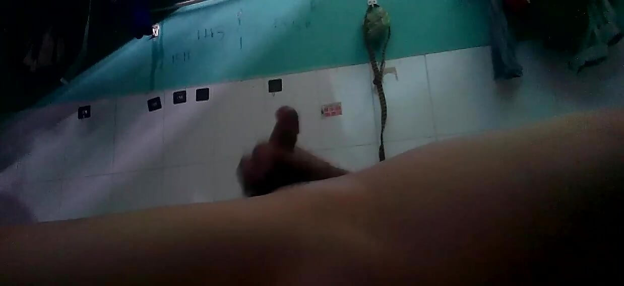 Voyeurism of his masturbating in the motel