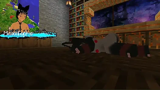 Minecraft Figura - Trying out some new models like this sexy Woman with bunny ears