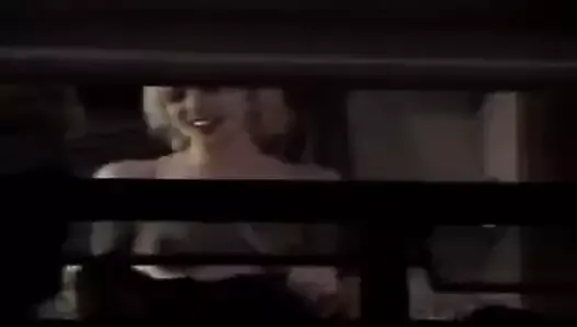 Courtney Love topless on tour bus