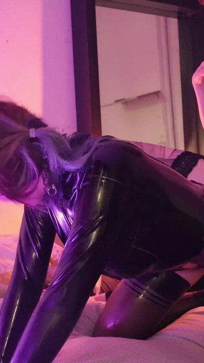 Must-share moment from "The latex sex doll suck and fucked by mistress"