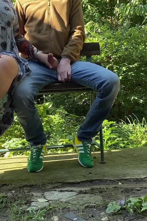 Hot Stepmom Gets My Cum Outdoors