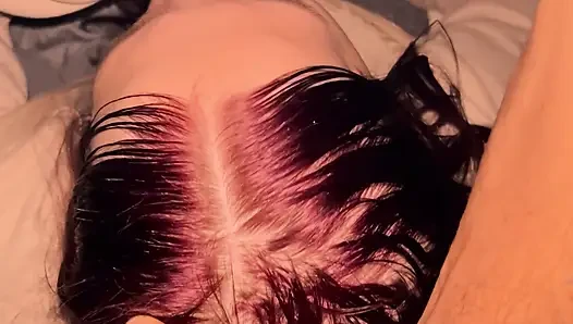 18 year old teen sucks her first big dick