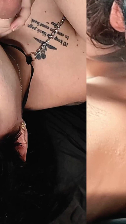 Amateur Couple giving eachother a mouthfull of pleasure in 69 position | Clip 2