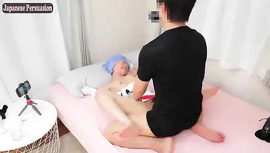 Real Cosplayer Private Shoot. Evangelion Rei Sync Leads to Doggy POV Climax