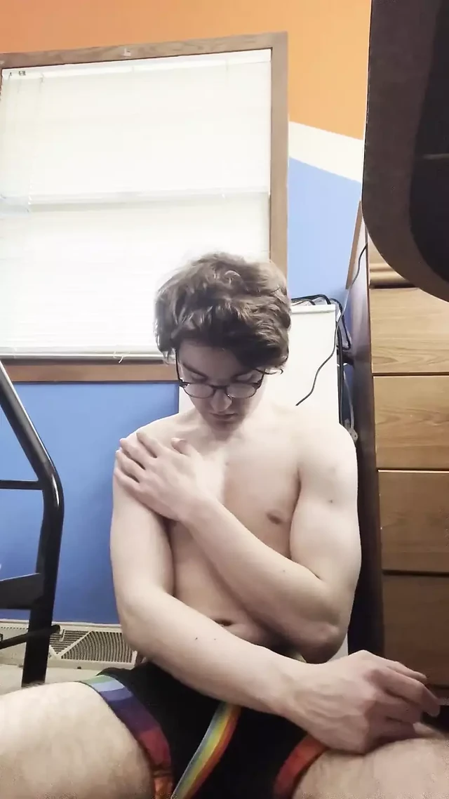 Cumming Hard on My Stomach After a Hot Jerk off Session