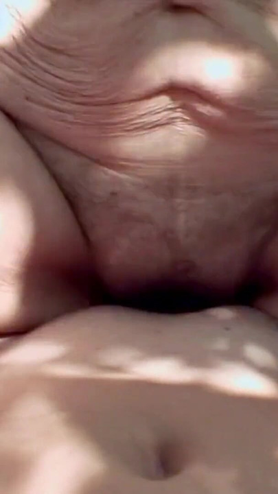 Powerful moment from "81yr old Granny Seduced to Outdoor POV Sex by Step-Grandson"