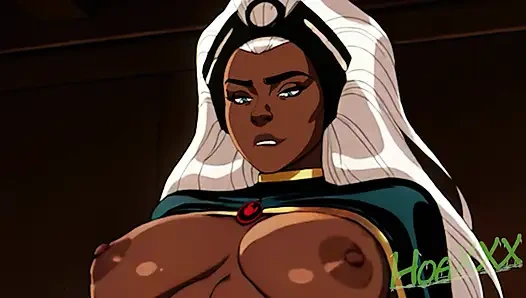 X-men storm kovboy kız yarağa biniyor