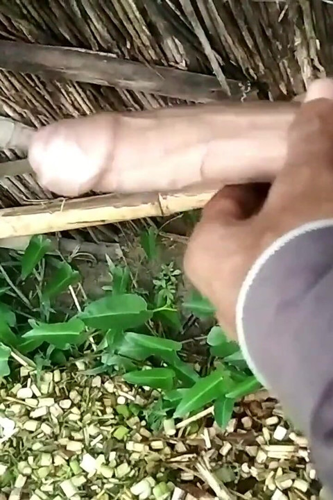 Big Cock Fast Cumming on Home Backside
