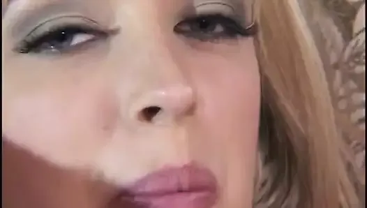 Cock sucking young anal blonde with great tits fucks in all her holes