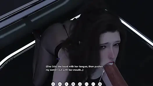Dia bermain dengan menempatkan penisnya ke payudaranya. Gameplay