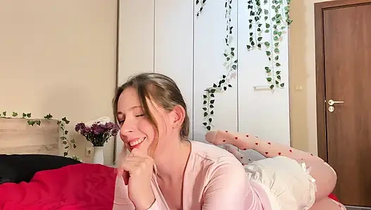 Cute Shorts Pixie Bedroom Flirt - Top Tease to Long Hot Suck