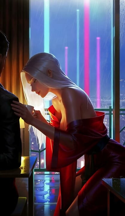 Virtual AI Kink prezintă: Frumusețe într-o noapte ploioasă