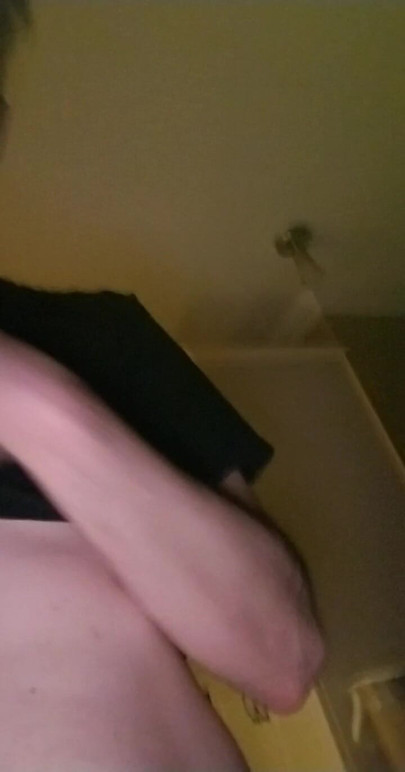 My caged white cock