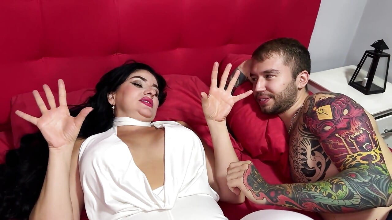 Hot MILF Sneaks Into Best Friend's Bed so He Can Stretch Her Tight Pink Pussy