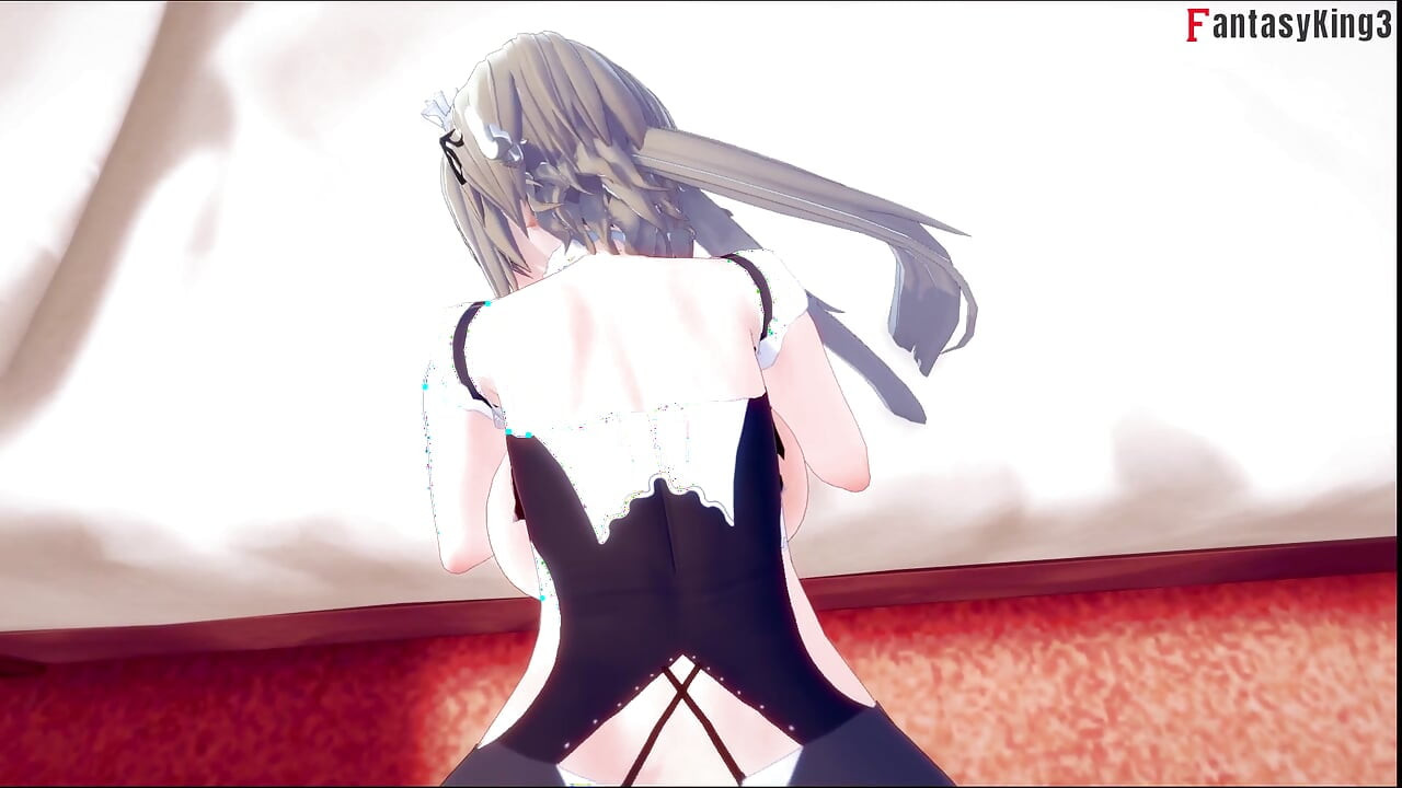 Rita Rossweisse sexy Maid POV gefickt - Honkai Impact