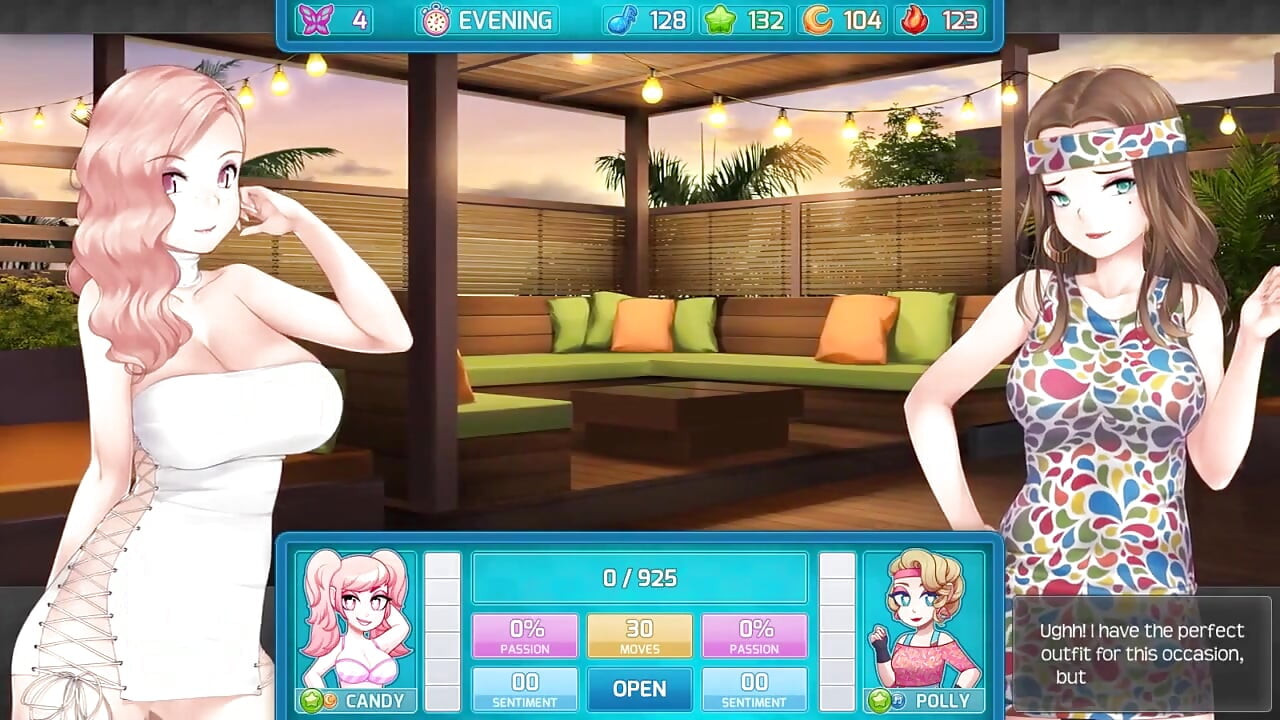 Huniepop 2 - Double Date - Part 8 Girl Lesbian Babes by Loveskysan