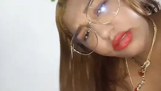 POV Redhead Latina Teen Sucking Cock and Getting Fucked