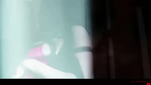 Красотка с темными волосами делает минет и глубоко трахается