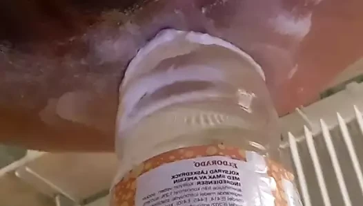 Riding a bottle