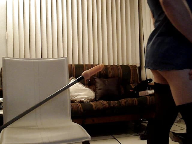 Slut in Baby doll and stockings