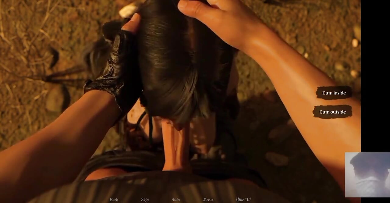Juego De Staler Del Desierto! Hot Raider Es Capturado Y Ella Nos Da Una Mamada Como Castigo!