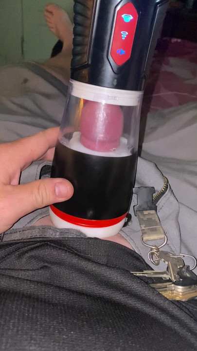 Like watching dad stroke his small cock?