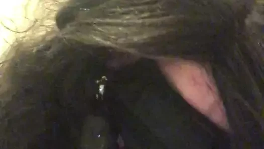Korkak milf practise üzerinde ona yapay penis
