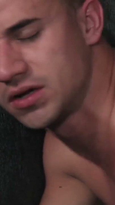Dude gets his dick sucked by stepbrother and he moans loud | Clip 2
