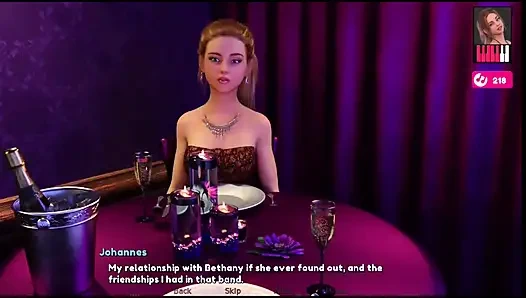 Melodi #31 - Melody ve Johannes bu gece dışarı çıktı... Melody sikilirken yalvarırken Johannes'in bacağına fışkırtıyor.