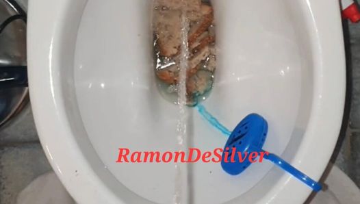 Master Ramon pisst auf dein Essen! Leck die Toilette sauber du dreckiger Sklave!
