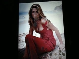 Douche de sperme sur Jennifer Aniston Lovely Tribute