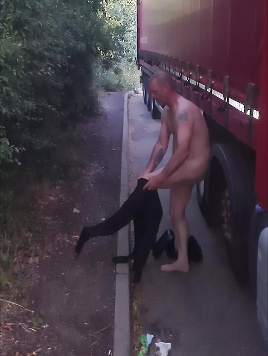 Naked outdoors