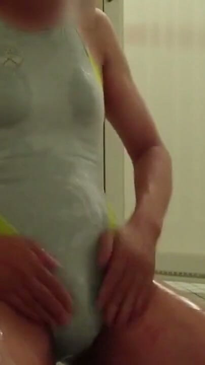 Ray japanese slave crossdresser swimsuit lotion play3 vol2 | Clip 2